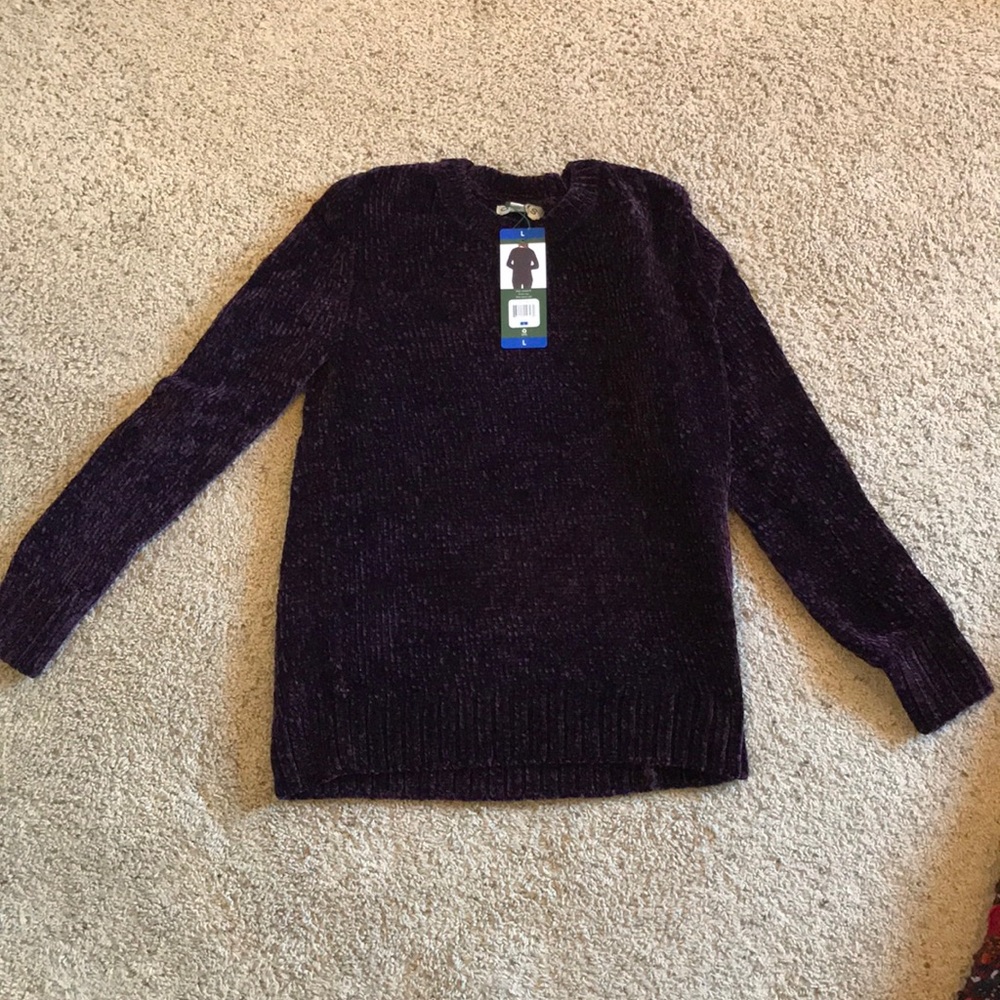 NWT Orvis Chenille pullover sweater